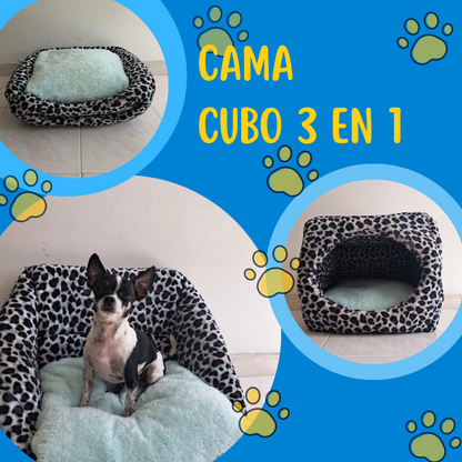 Cama Cubo 3 en 1 Anti-estres